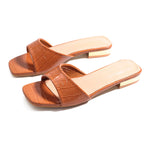 Brown Elegant Slippers For Women Image