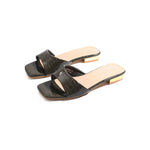 Green Elegant Slippers For Women Image