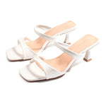 Off White Elegant Slippers For Women Image