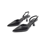 Black Elegant High Heel Sandals For Women Image