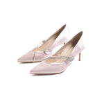 Beige High Heel Shoes For Women Image
