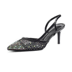 Black High Heel Shoes For Women Image