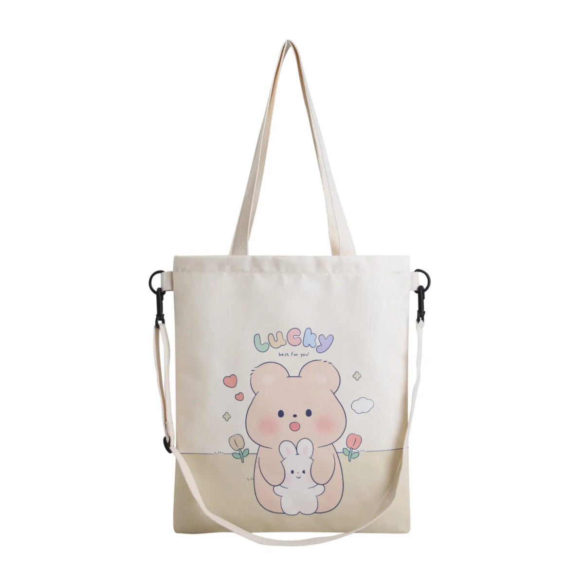 Free Beige Casual Shoulder Bag For Girls Image