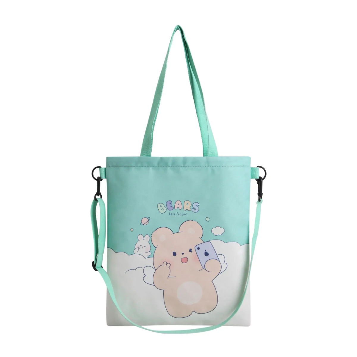 Free Green Casual Shoulder Bag For Girls Image