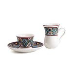 Free Blue Tea & Coffee Cup Set 18PC Image