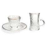 Free Transparent Tea & Coffee Cup Set 18PC Image