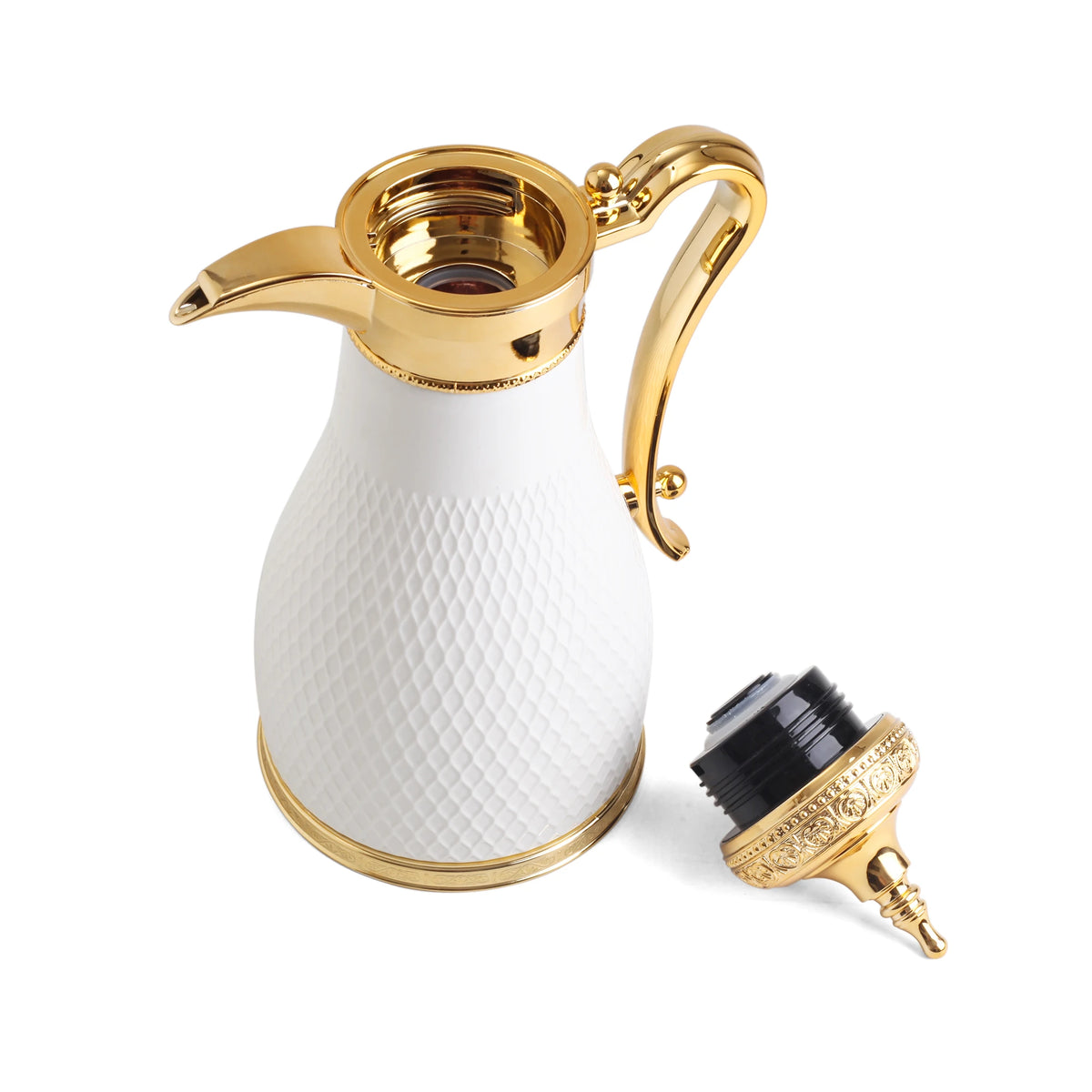 Coffee Cup Set With Dallah &Tray 14PC Image