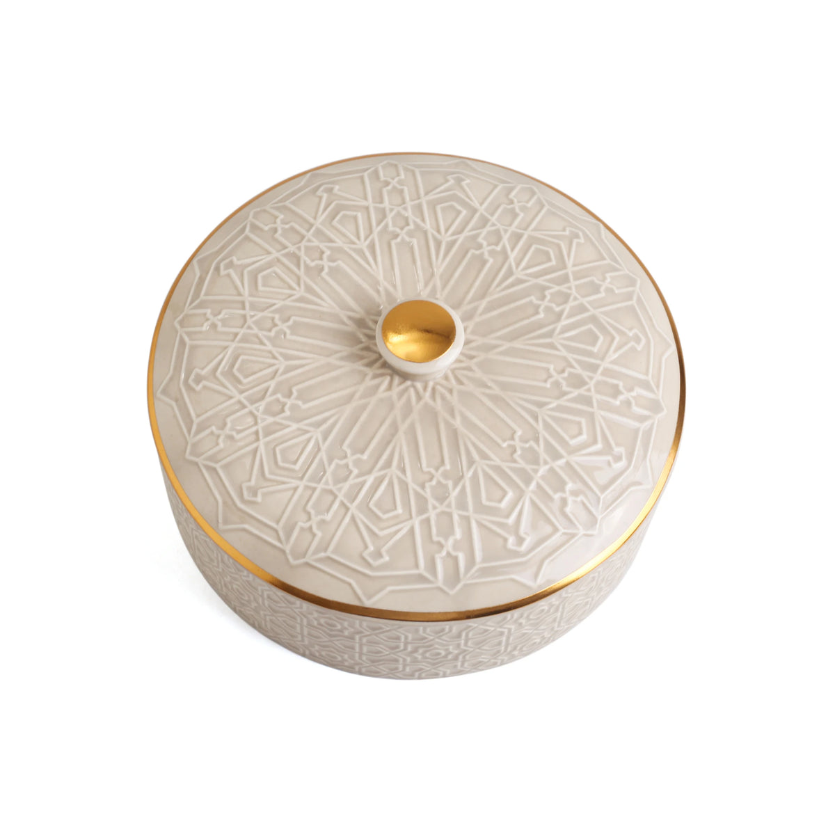 Free Light Beige 10" Candy Pot Image