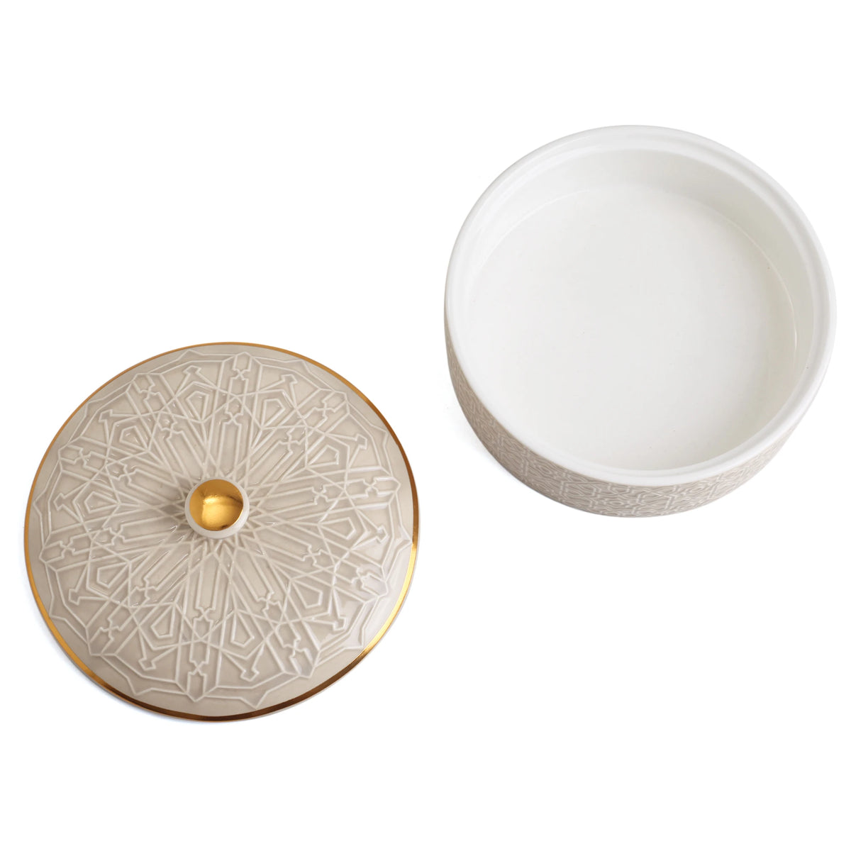 Free Gray Blue 7" Candy Pot Image