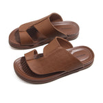 Brown Casual Slippers for Boys Image