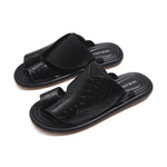Black Casual Slippers for Men Image