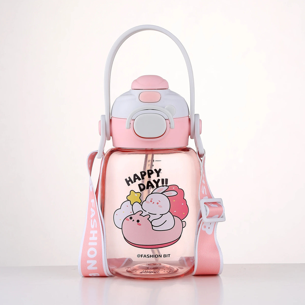 Free Pink Water Bottle 550ml Image