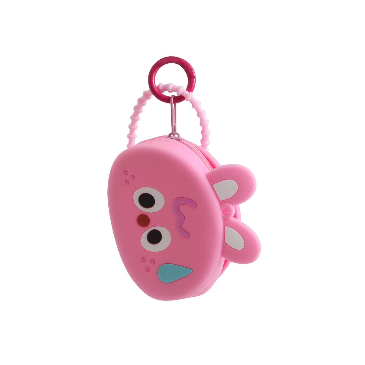 Free Pink Key Ring Silicone change bag Image