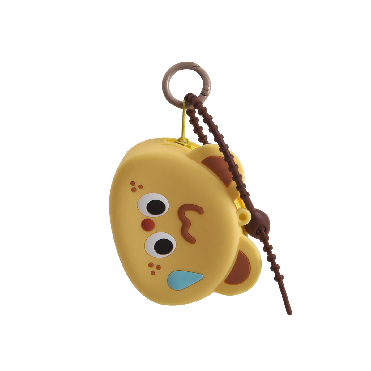 Free Yellow Key Ring Silicone change bag Image