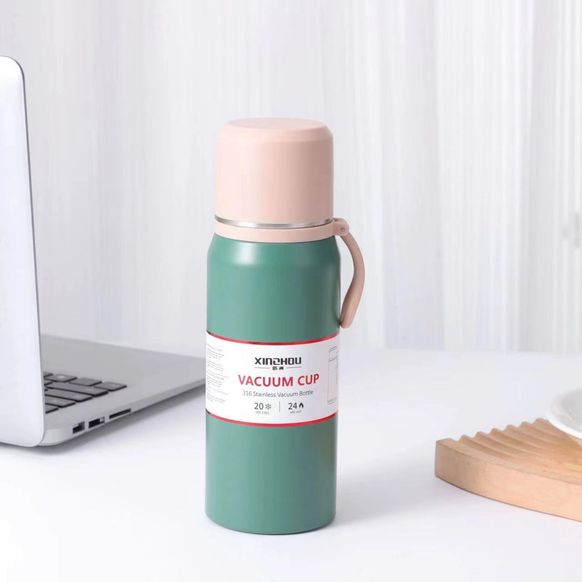 500ml Dark Green Vacuum Cup 500ml Image