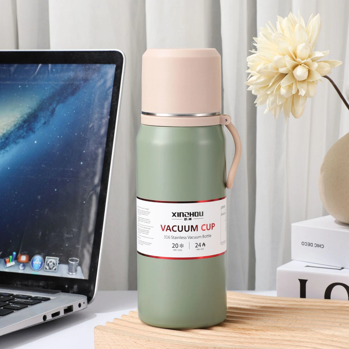 500ml Green Vacuum Cup 500ml Image