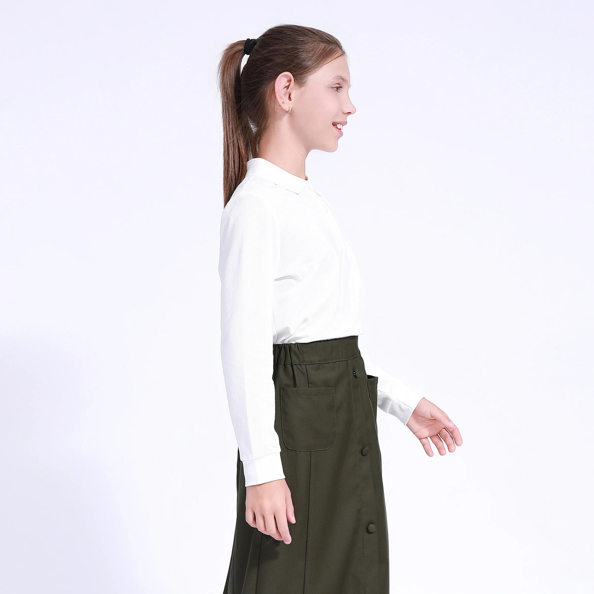 Uniform Polo Shirt for Girls Image