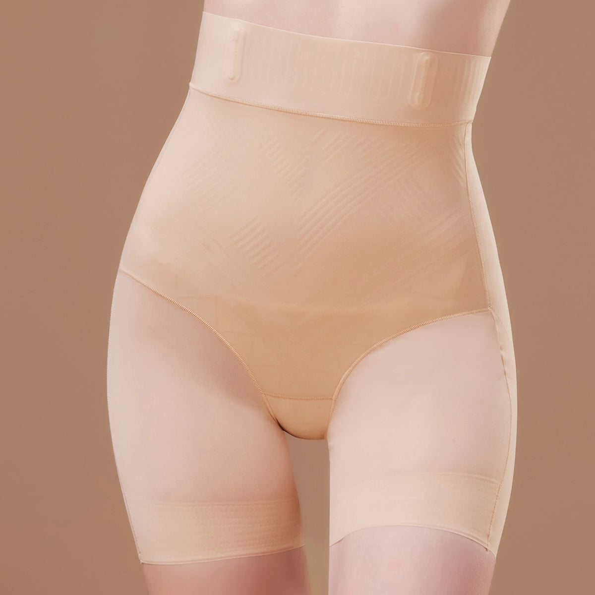 Beige Shapewear Shorts for Women Image