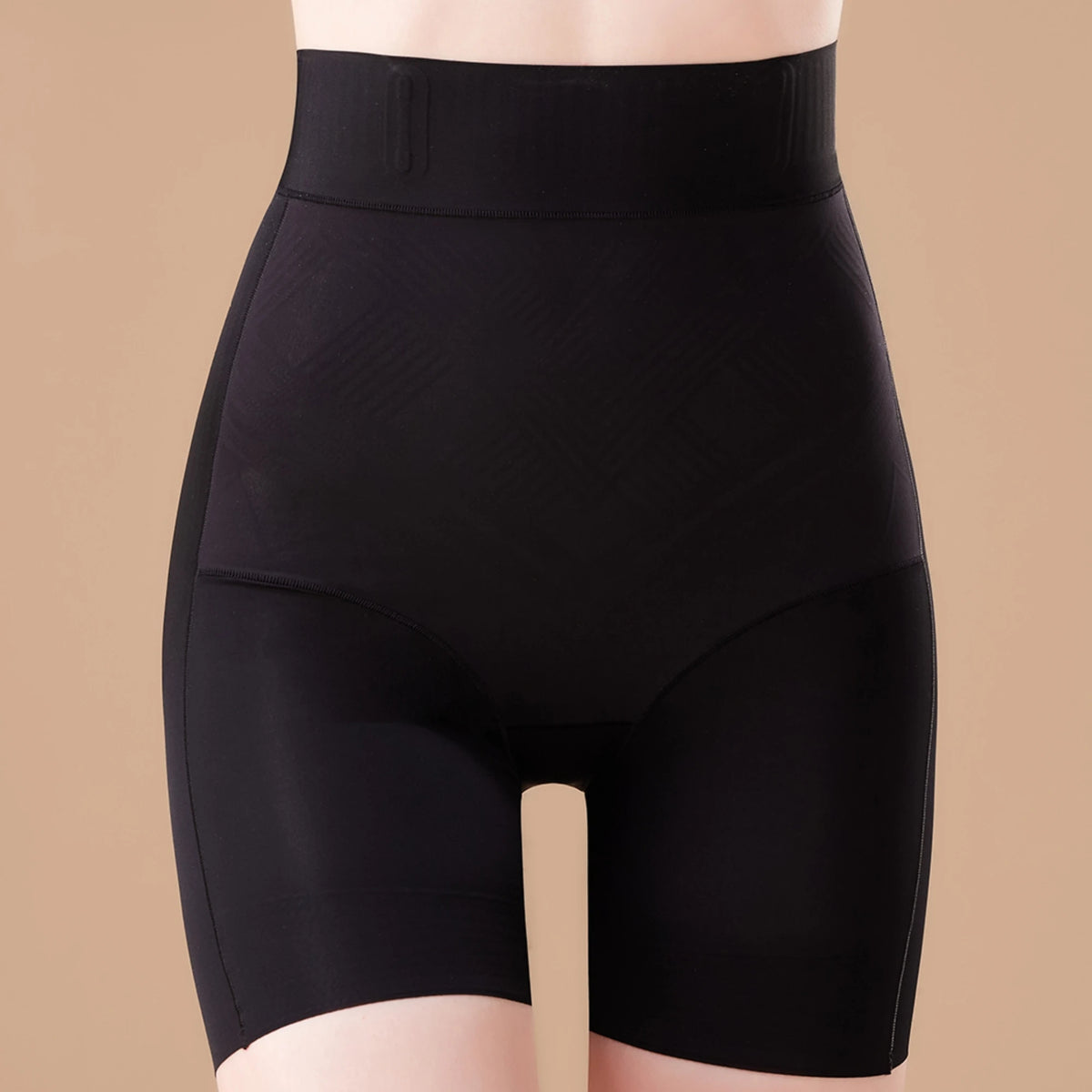 Black Shapewear Shorts for Women Image
