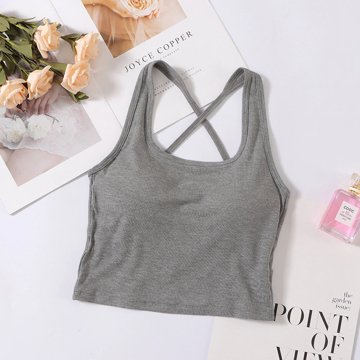 Free Dark Gray Free,36,58,-,- Tank Top for Women Image