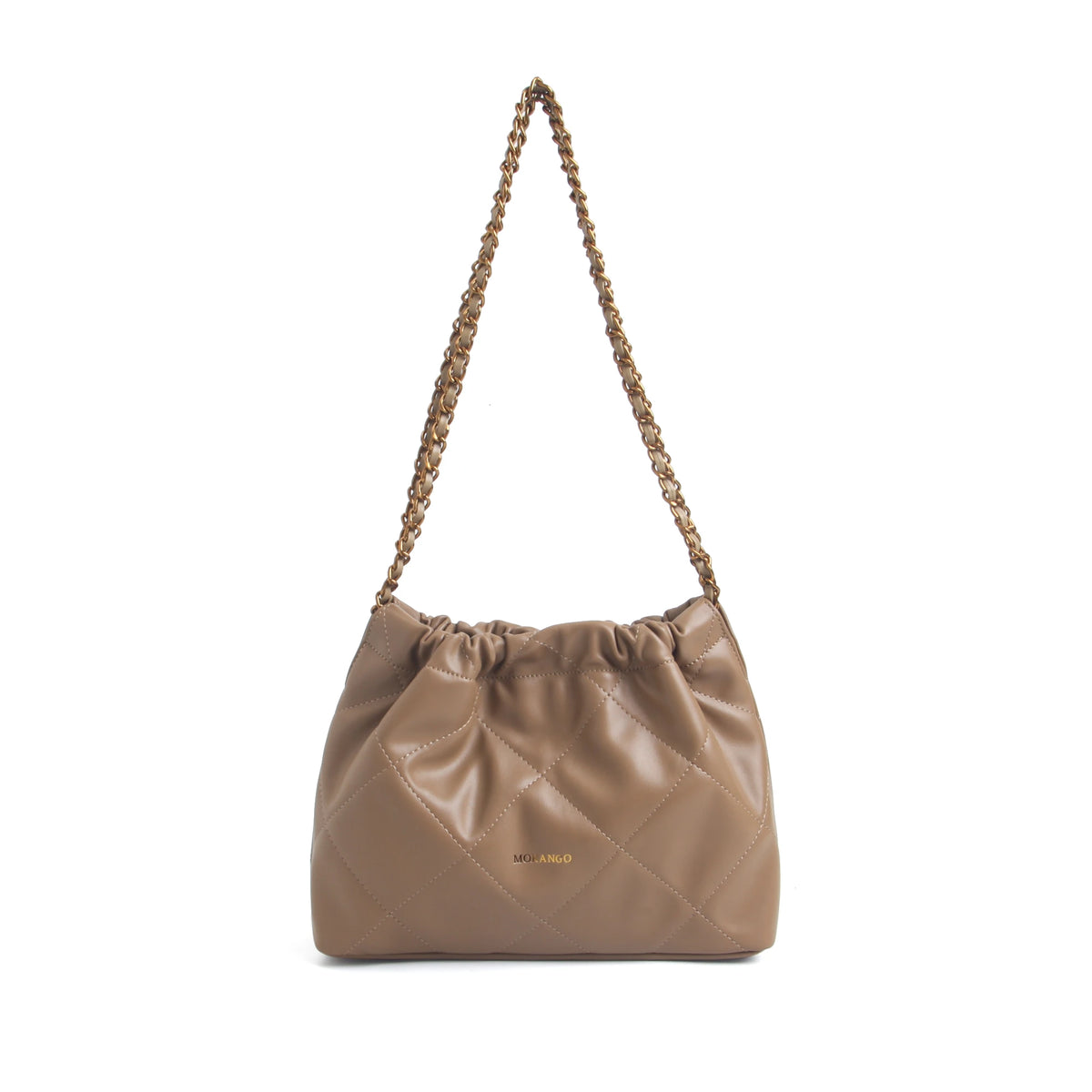 Free Light Khaki Elegant Shoulder Bag for Women Image