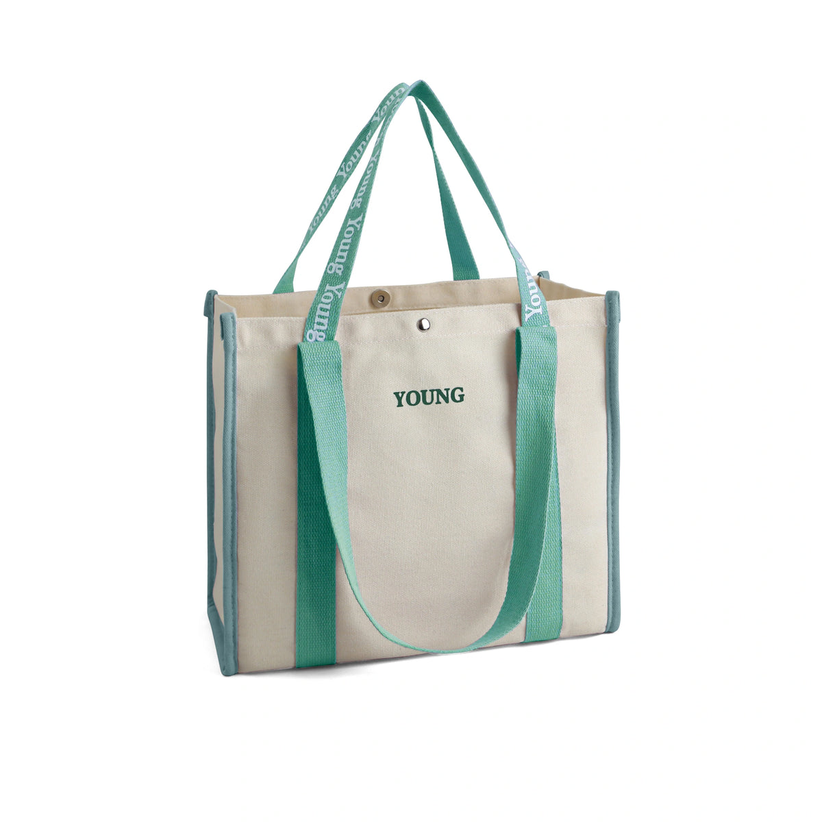 Free Green Canvas Handbag for Girls Image
