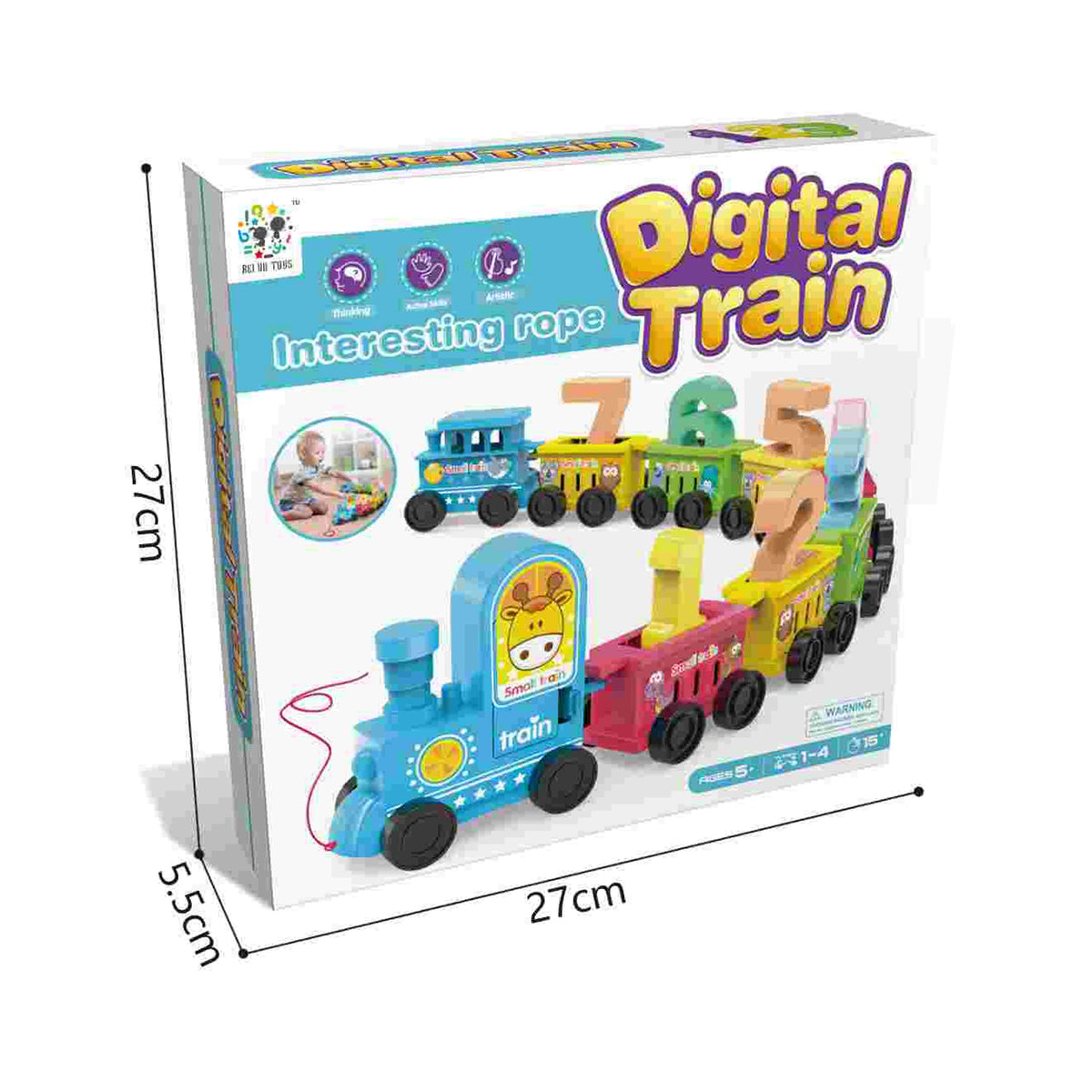 5Y Multicolor Digital Cognitive Enlightenment Train Image