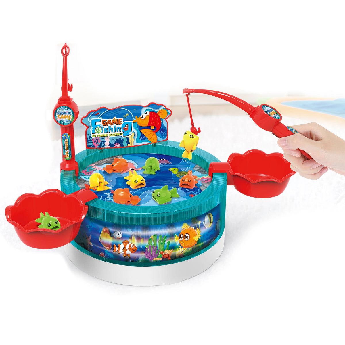 1-3Y Red Electric Magnetic Fishing Disc Image