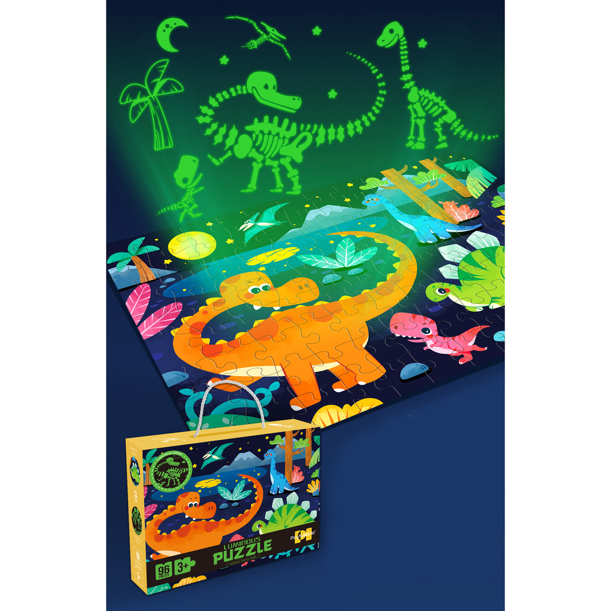 1-3Y Multicolor Luminous Puzzle Image