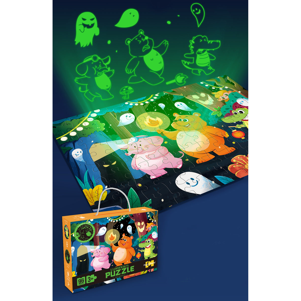 1-3Y Multicolor Luminous Puzzle Image