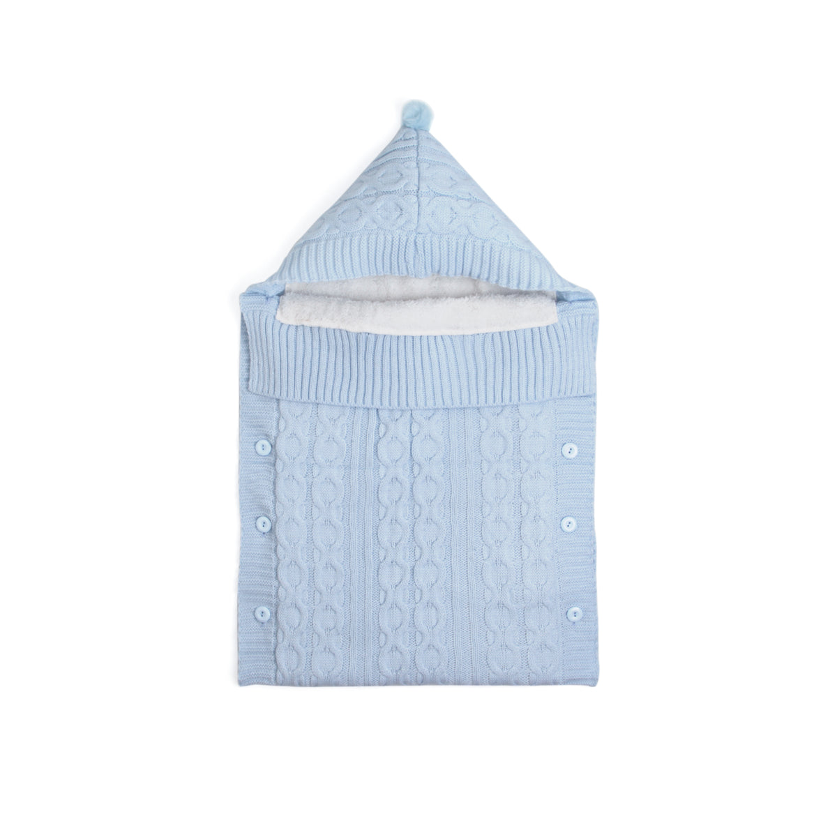 0 - 6M Blue Swaddle for Baby Boy Image