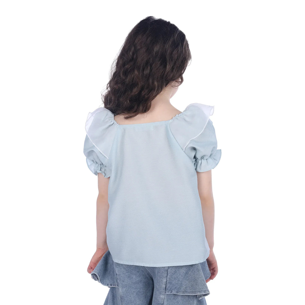 Plain Classic Blouse For Girls Image