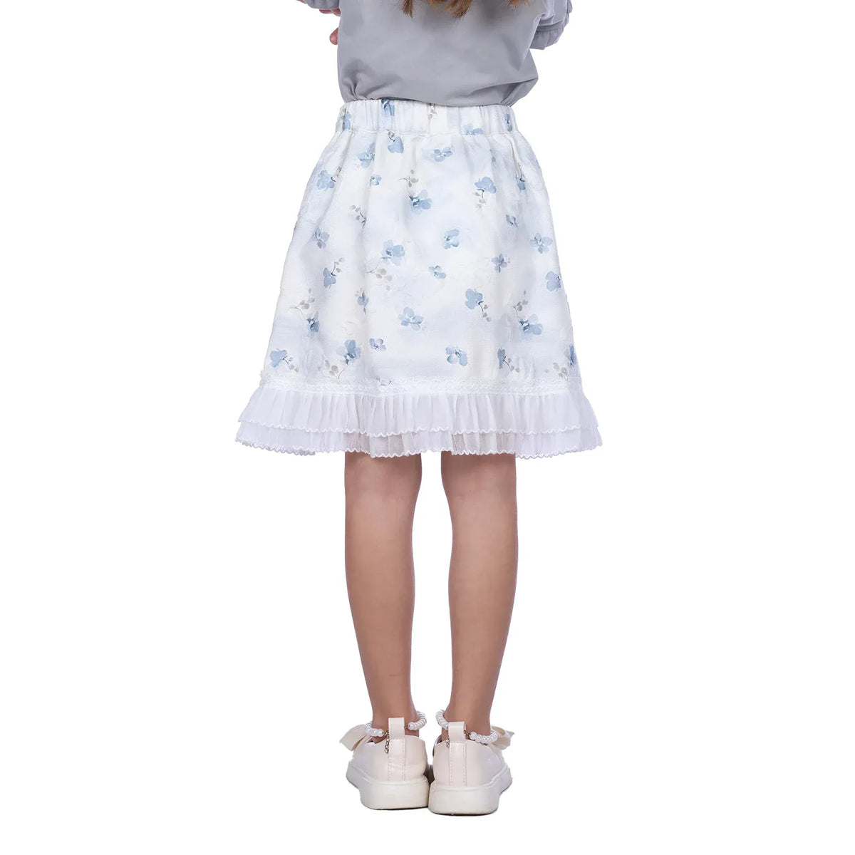 Floral Classic Skirt For Girls Image