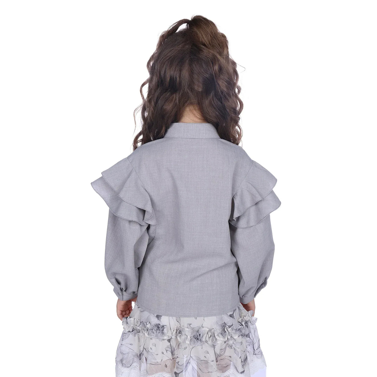 Embroidery Classic Shirt For Girls Image