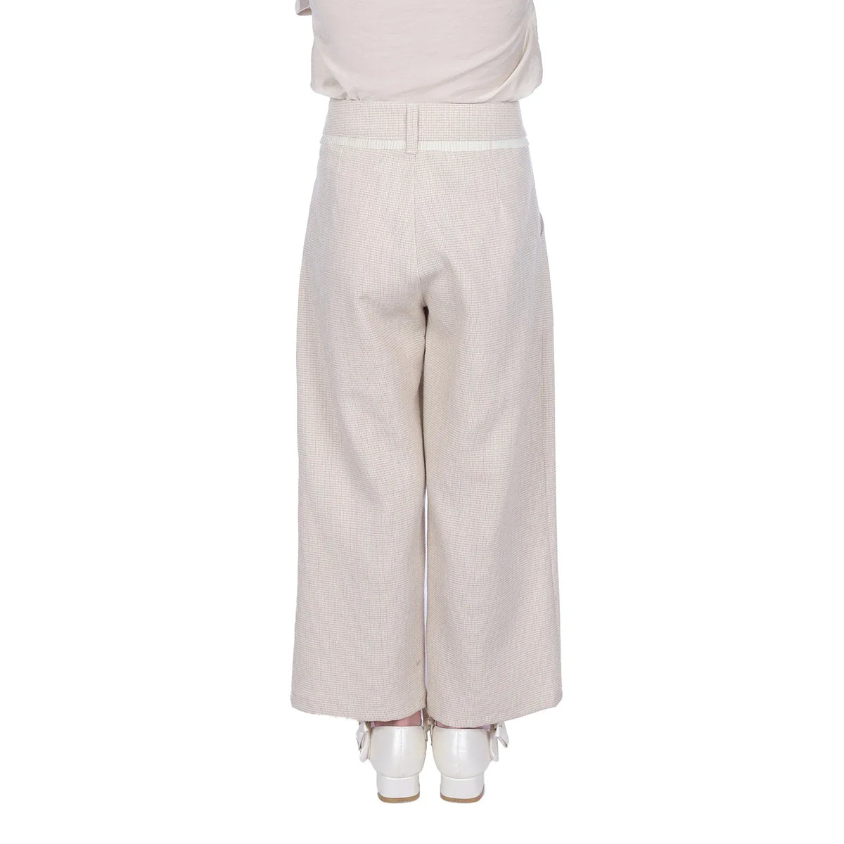 Checked Classic Pants For Girls Image