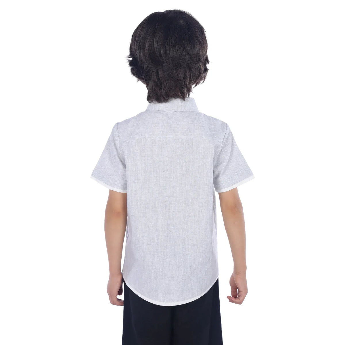Solid Classic Shirt For Boys Image