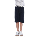 Black Plain Classic Shorts For Boys Image