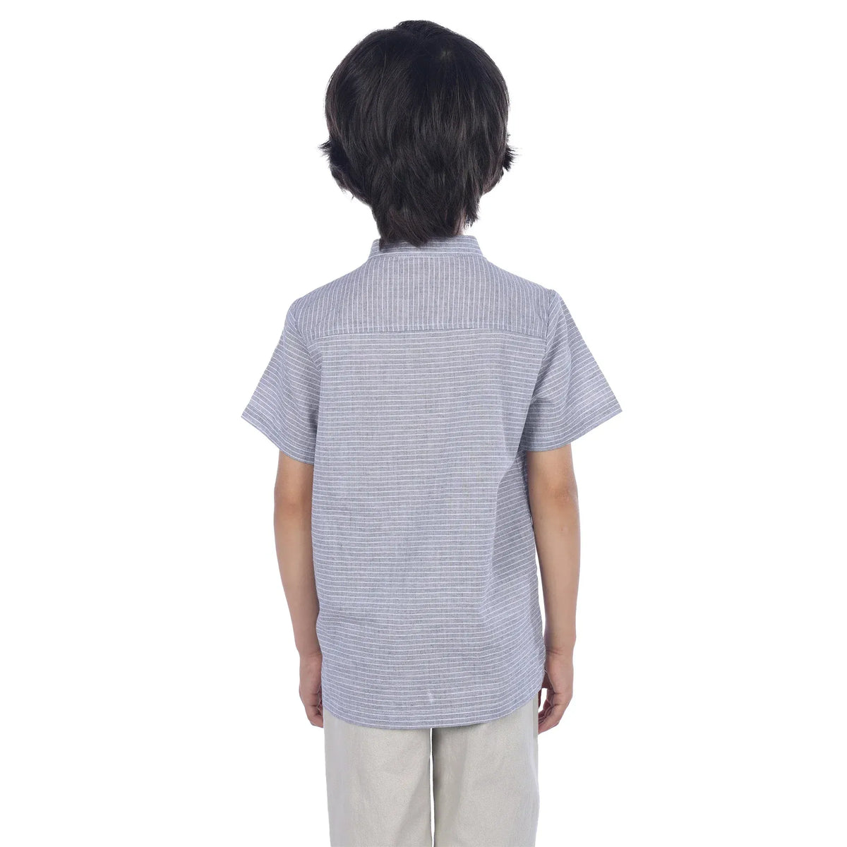 Striped Classic Blouse For Boys Image