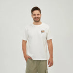 White Printed T.Shirt for Men Image