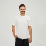 White Printed T.Shirt for Men Image