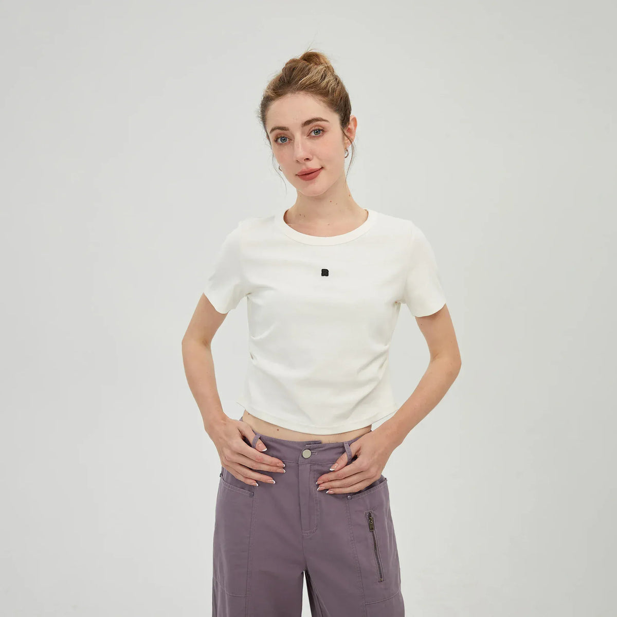 Off White Badge T.Shirt for Women Image