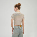 Striped Polo Shirt for Women Image