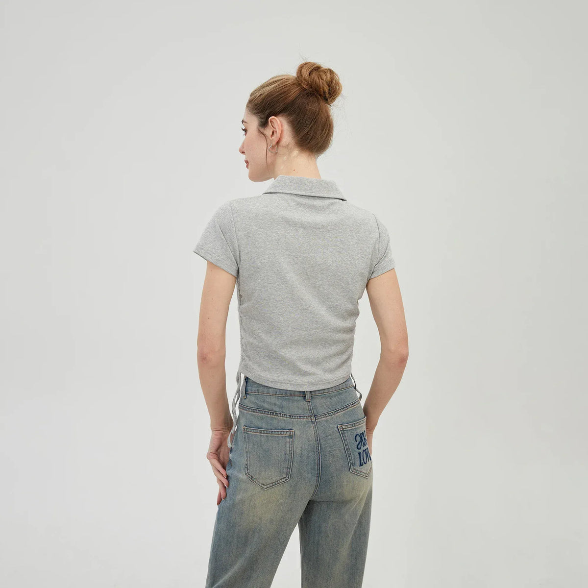 Embroidery Polo Shirt for Women Image