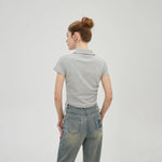 Embroidery Polo Shirt for Women Image