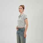 Embroidery Polo Shirt for Women Image