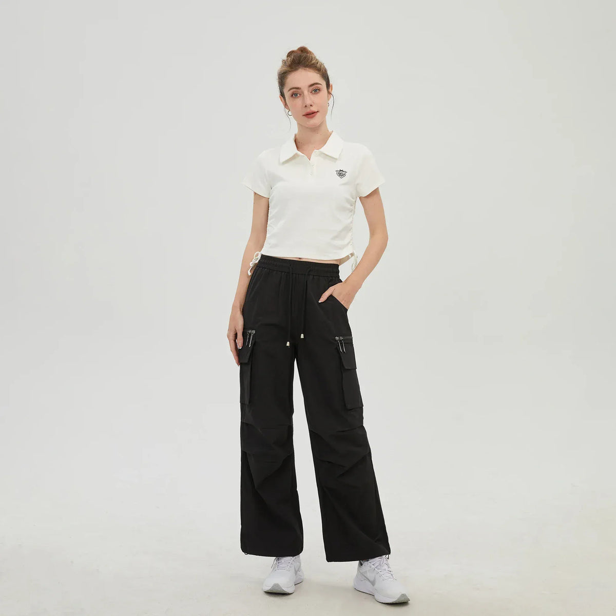 Embroidery Polo Shirt for Women Image