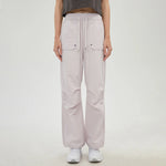 Light Purple Plain Pants for Women Image