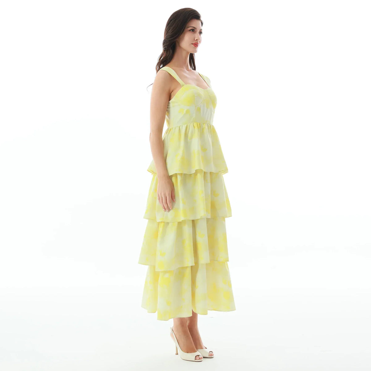 Printed Evening Dress for Women Image