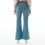 Washed Jeans Pants for Women Image