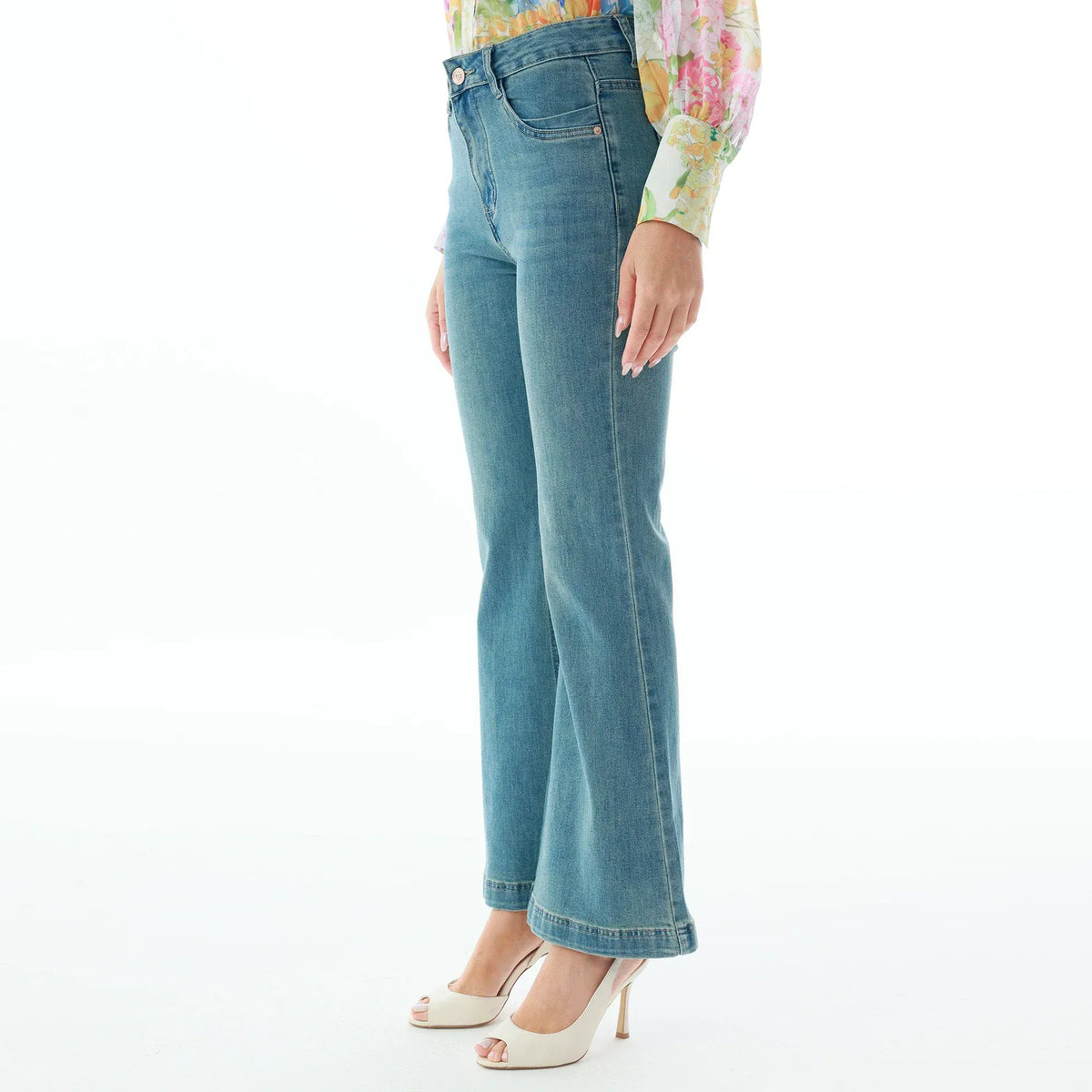 Washed Jeans Pants for Women Image